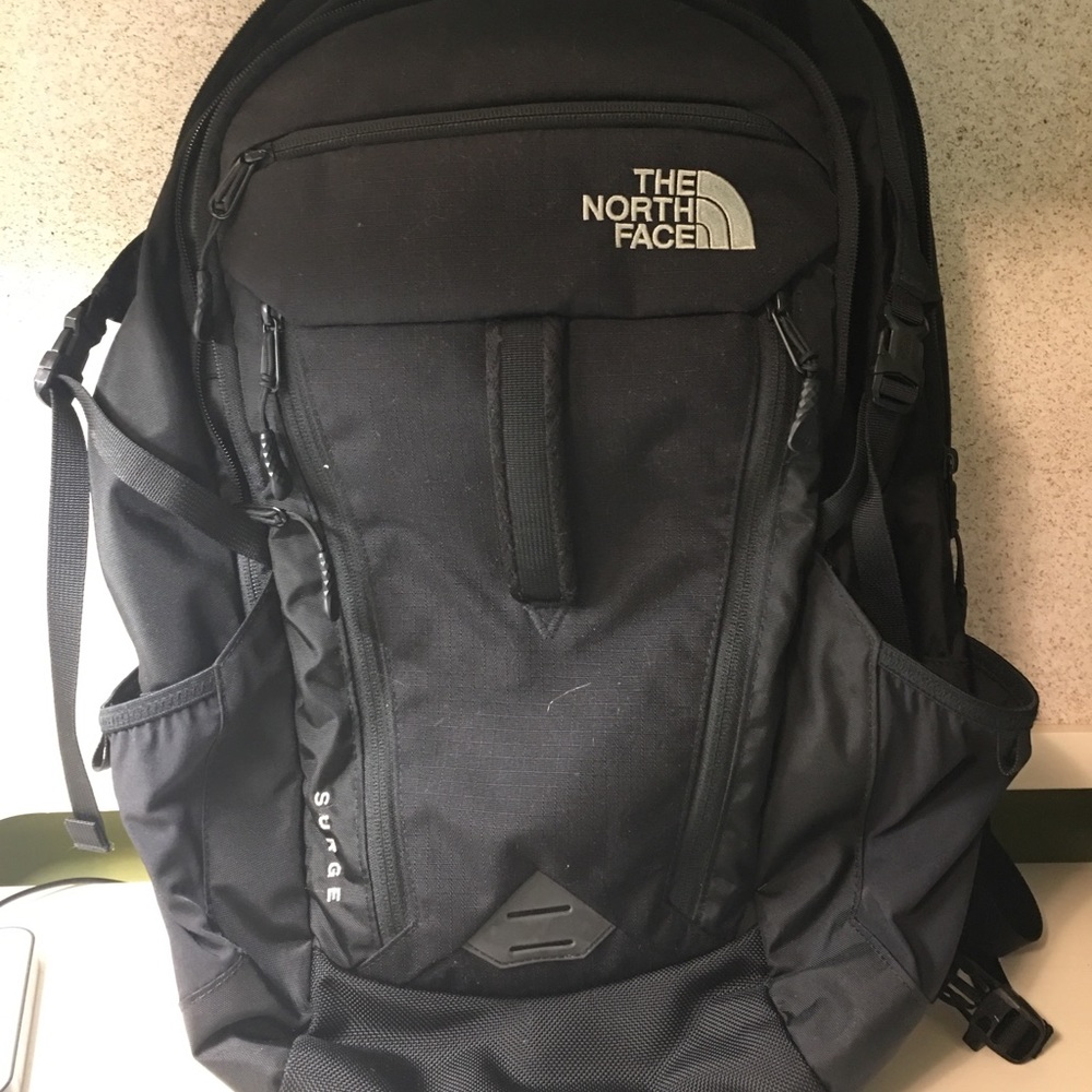 North Face Black backpack